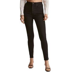 New w Tags, Madewell 10" High Rise Skinny Black Jeans, Sz 25P